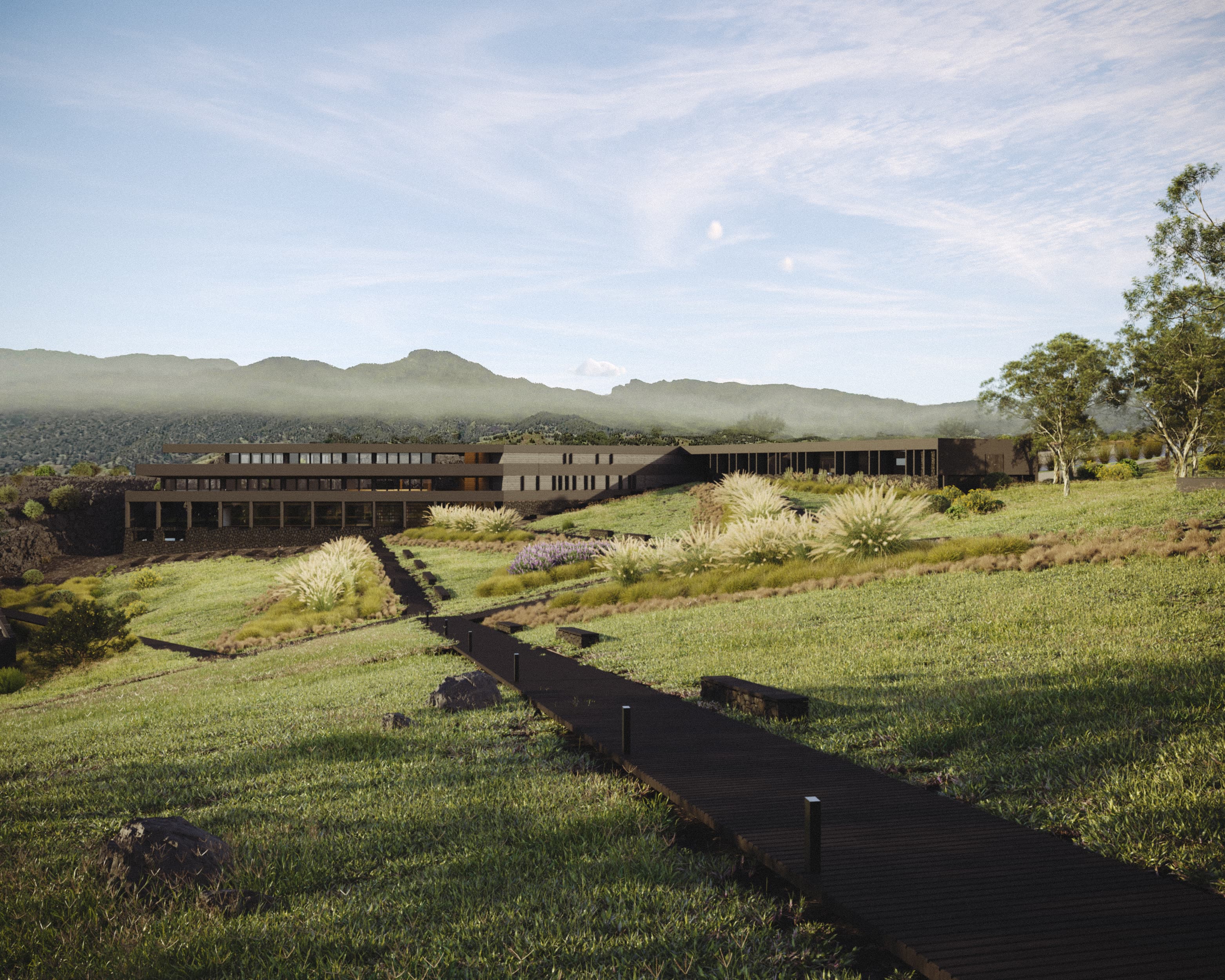 Recorrido exterior del campus